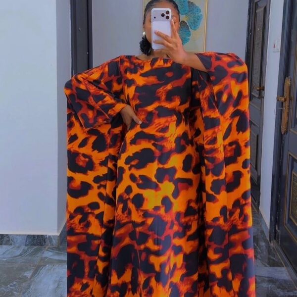 vintage print boubou